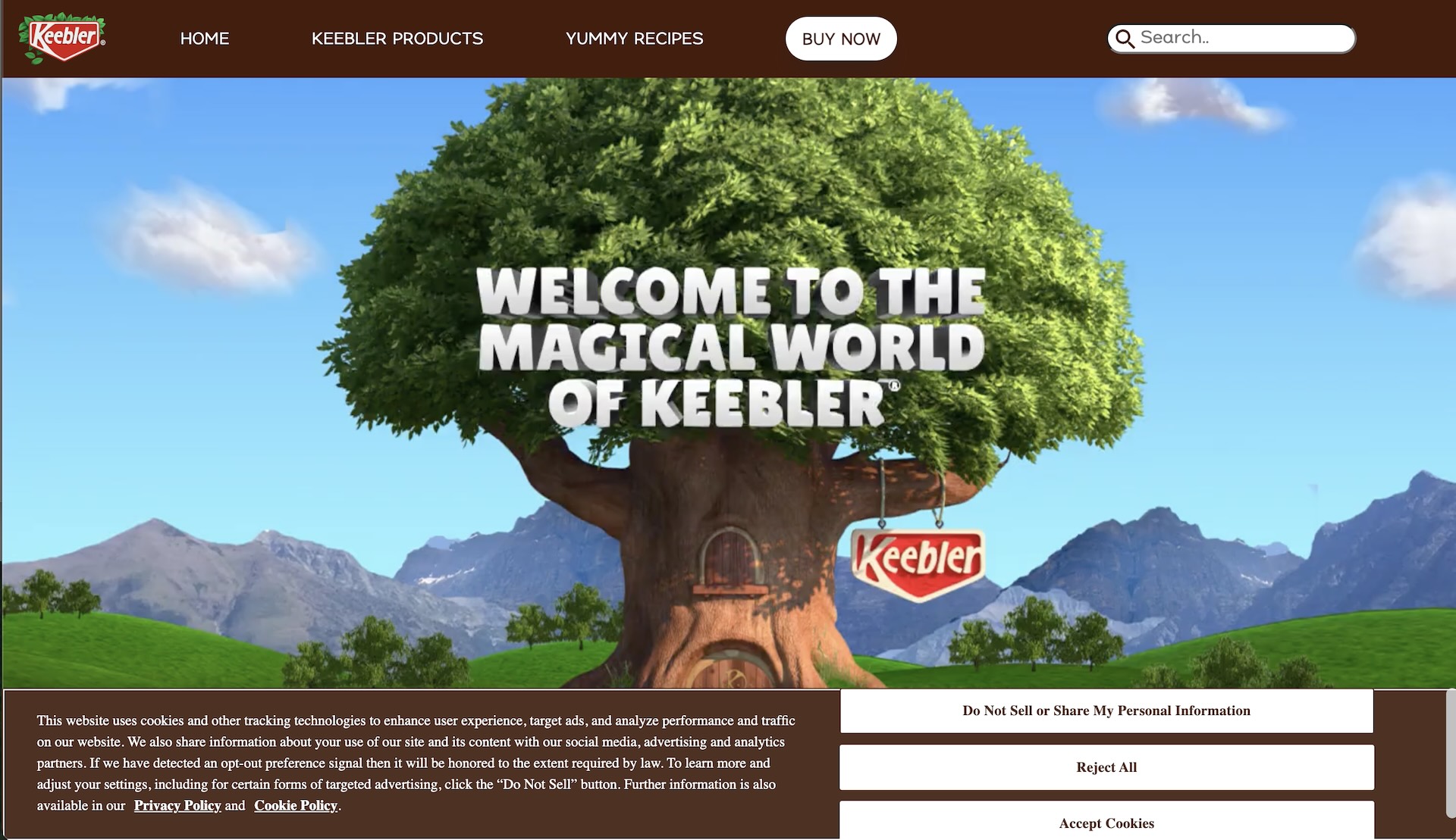 Keebler’s cookie banner shows how simplicity can be effective