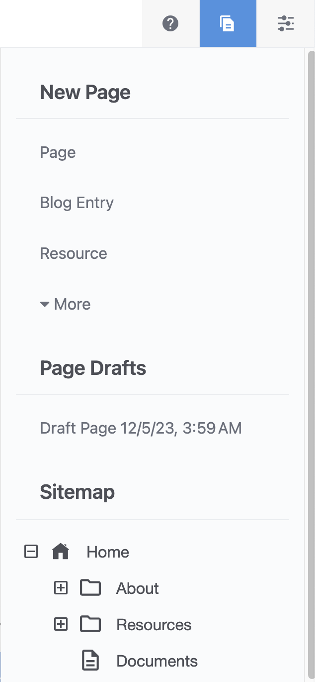 Find Draft Pages