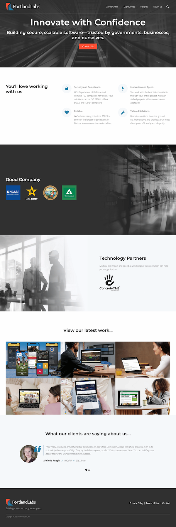 PortlandLabs New Website